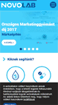 Mobile Screenshot of novolab.hu