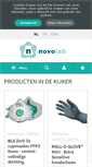 Mobile Screenshot of novolab.be